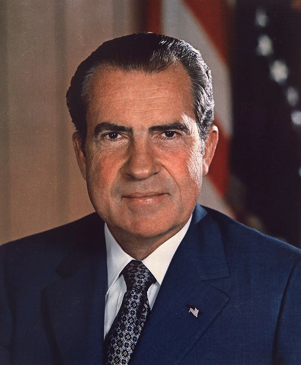 Official presidential portrait of Richard Nixon, who signed the 1970 Controlled Substances Act.