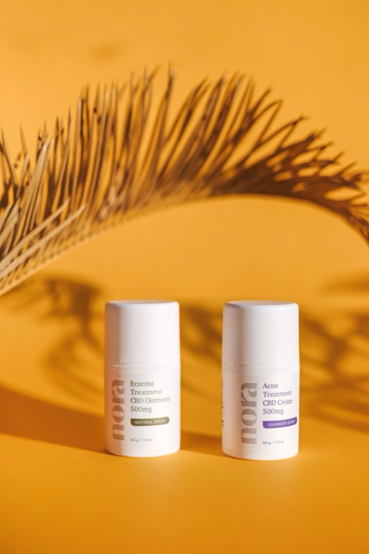 Cannabis topical cream jars
