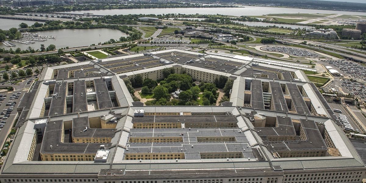 Aerial view of the Pentagon